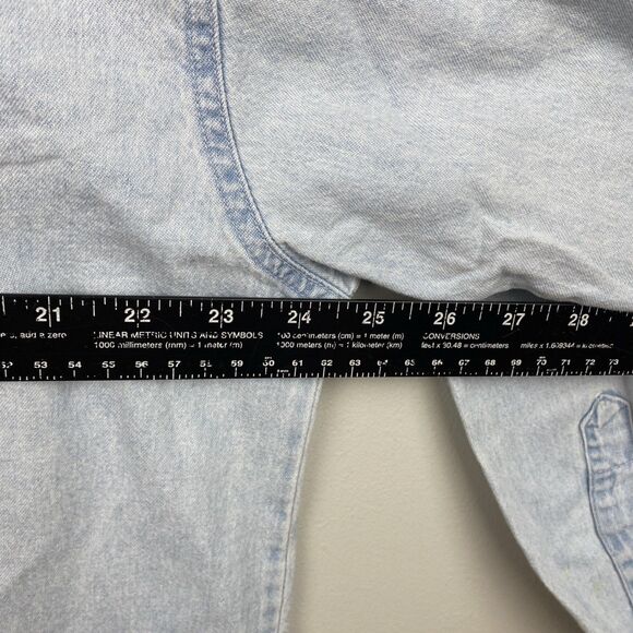 Blue Generation Shirt Women's XL Blue Chambray Denim VTG Nautical - Picture 8 of 10